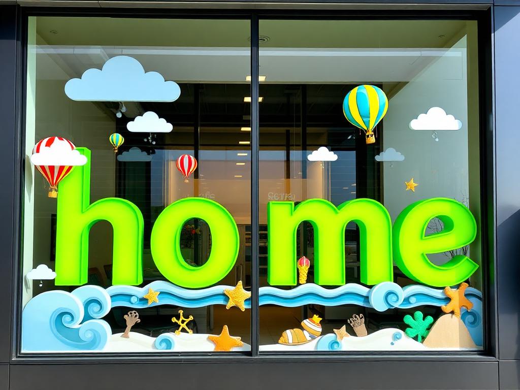 Complete Signs creative window graphics