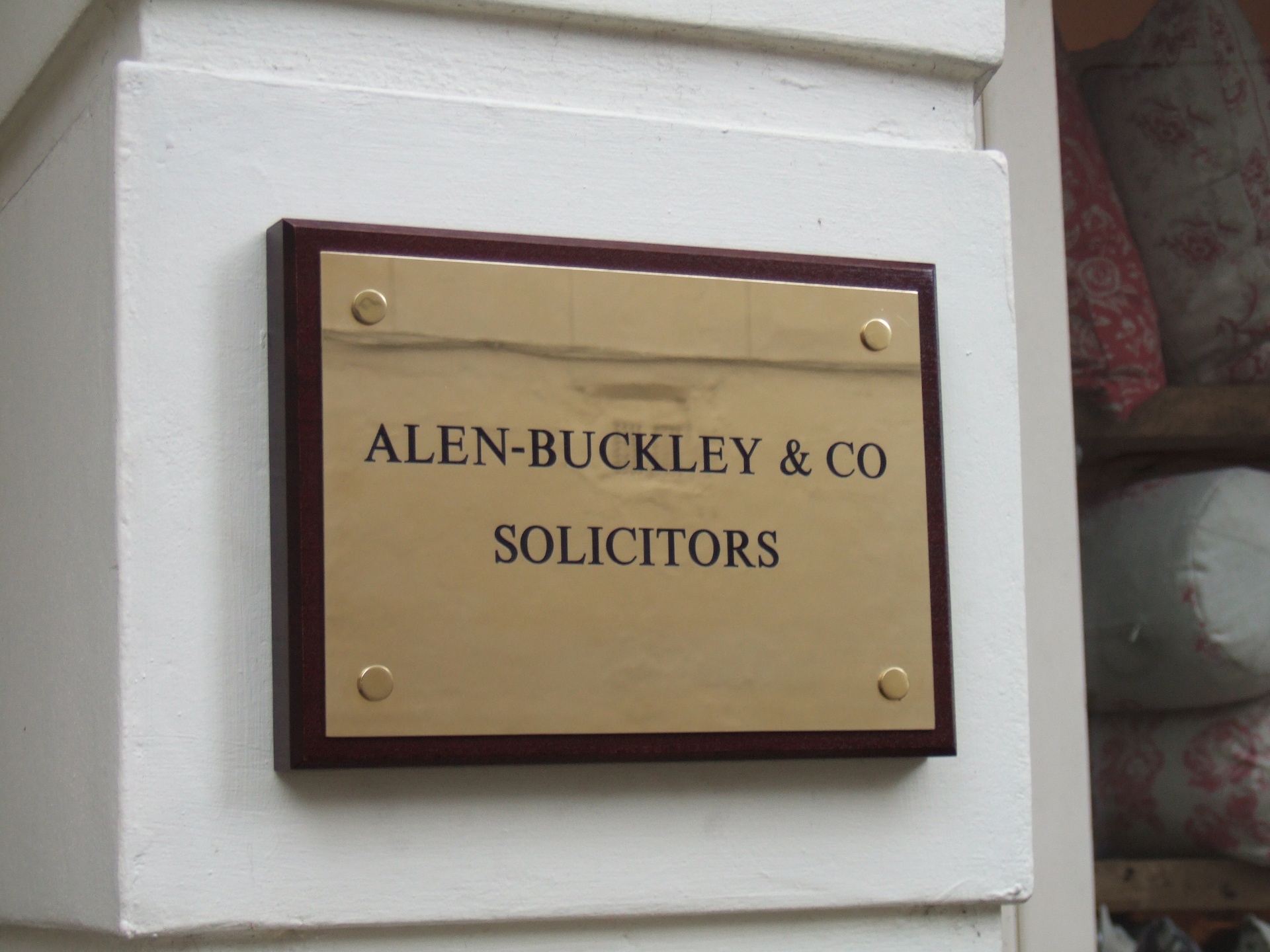 Nameplate sign project 3 by Complete Signs