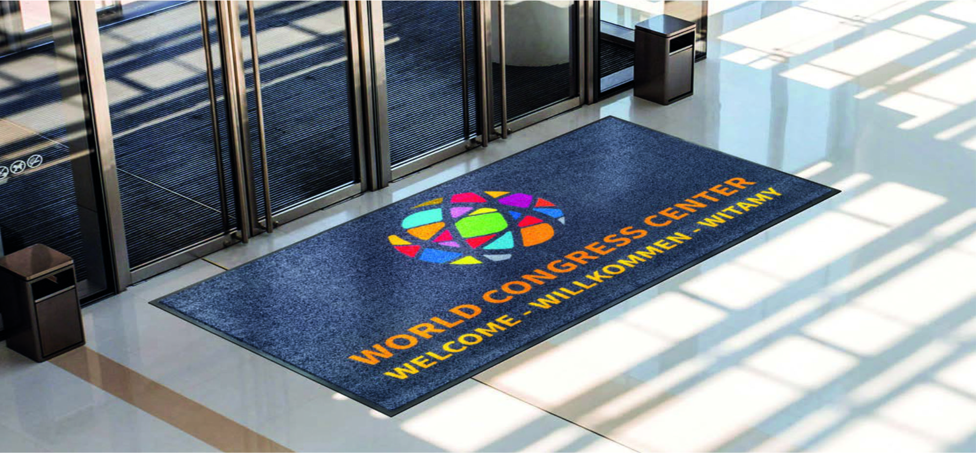 Corporate Roller Blinds & Entrance Mats by Complete Signs - professional commercial signage