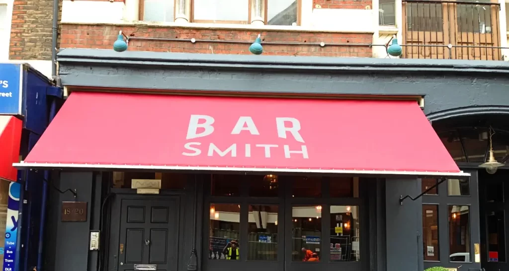 bar smith canopy sign